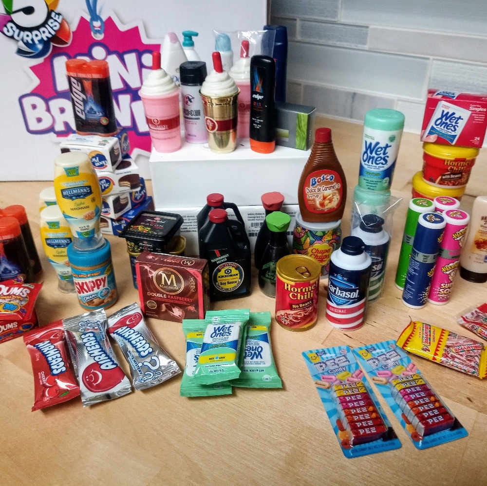 Zuru Mini Brands Surprise Food Doll House Toy Lot